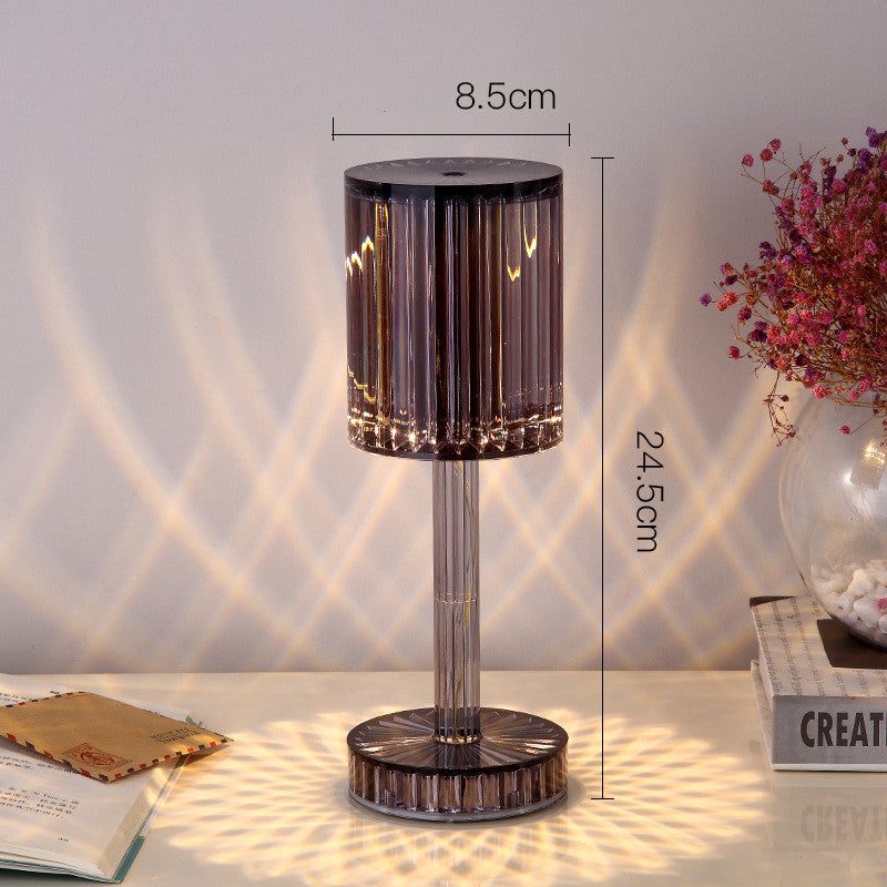 New Crystal Table Lamp Hotel Decoration Diamond Romantic Warm Led